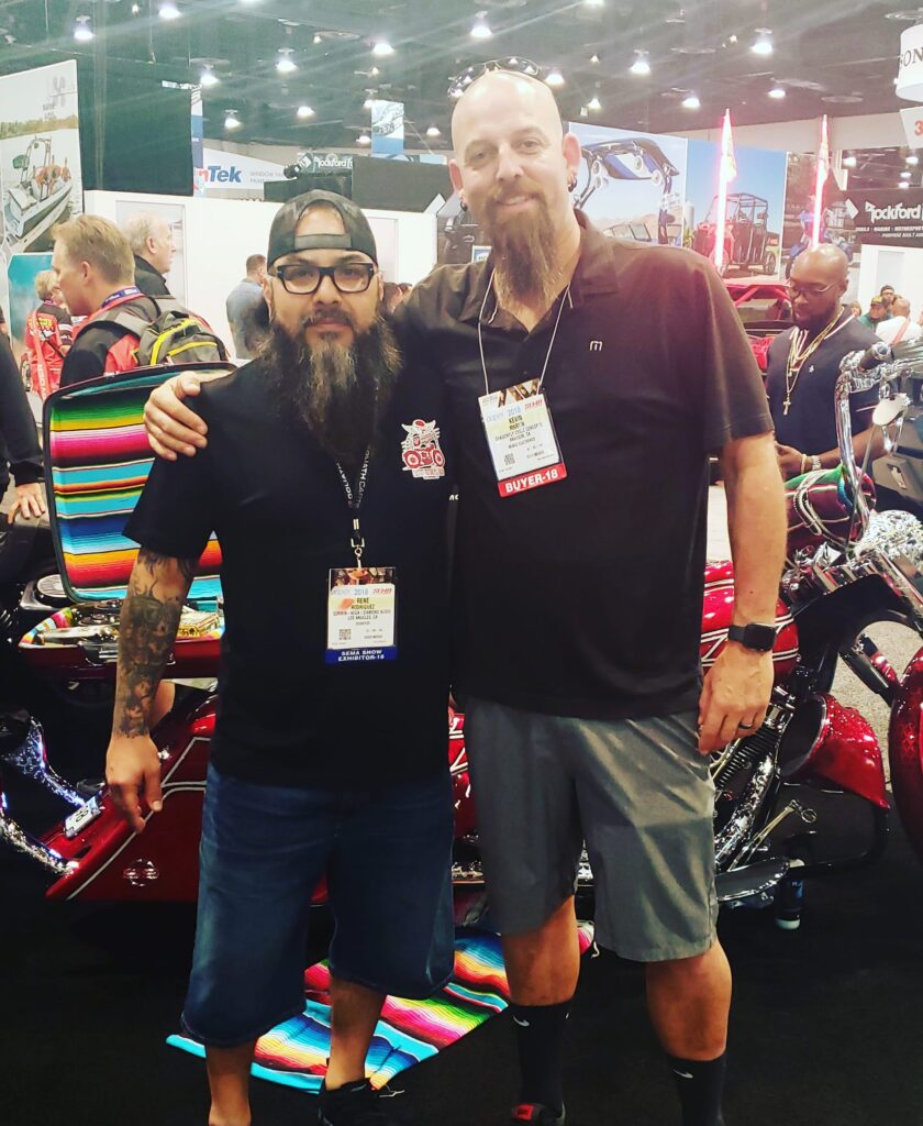 Kevin Martin, Founder and Owner, Dragonfly Cycle Concepts and Rene Rodriguez of Intense Audio and Performance